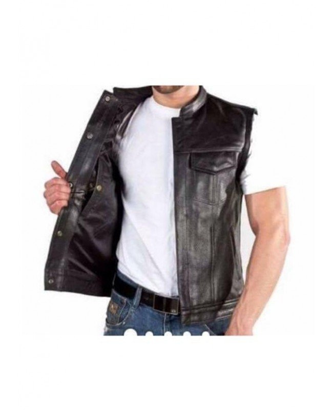 Genuine Leather Jacket Men