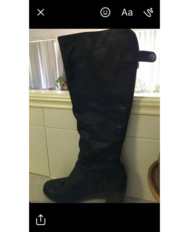 Genuine Leather Lady Boots