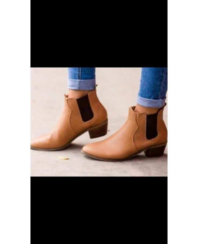 Genuine Leather Lady Boots